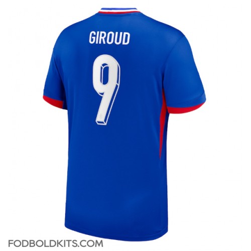 Frankrig Olivier Giroud #9 Hjemmebanetrøje EM 2024 Kortærmet